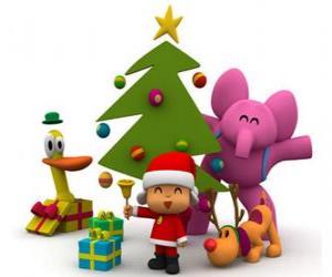 Puzzle Pocoyo και τους φίλους του τα Χριστούγεννα
